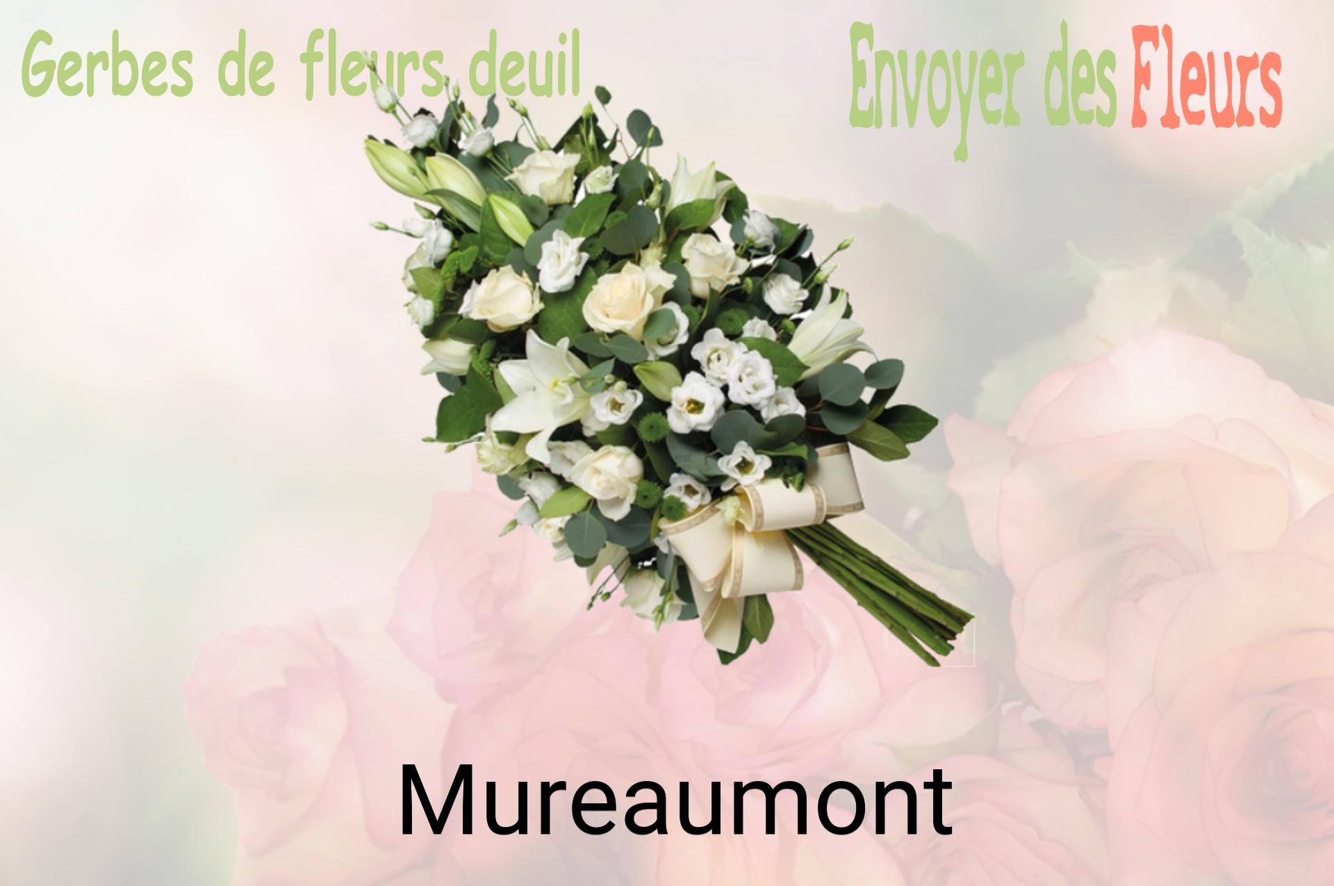 Gerbe de fleurs de deuil livrée à Mureaumont